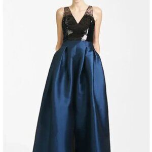 Sachin & Babi Erica Midnight Blue Sequin Dress - 10